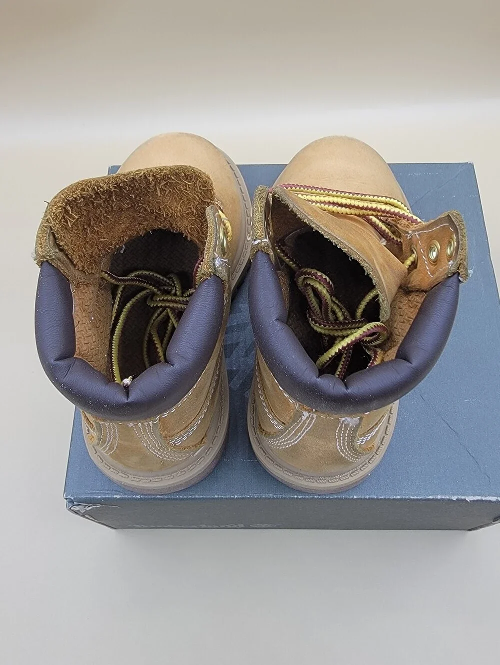 Timberland 6 inch Premium Toddler Kid's Boots Size 7C Wheat Brown Boy's Girl's